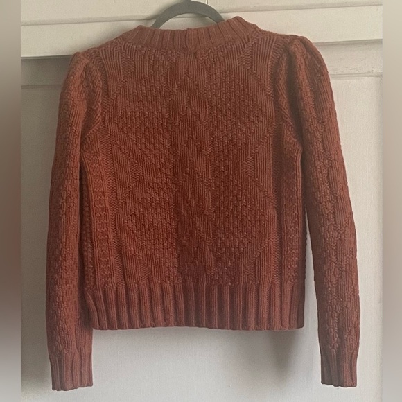 Madewell Ridgecrest Cable Pullover Wool-Blend Sweater. Pre-Owned. - Picture 7 of 11